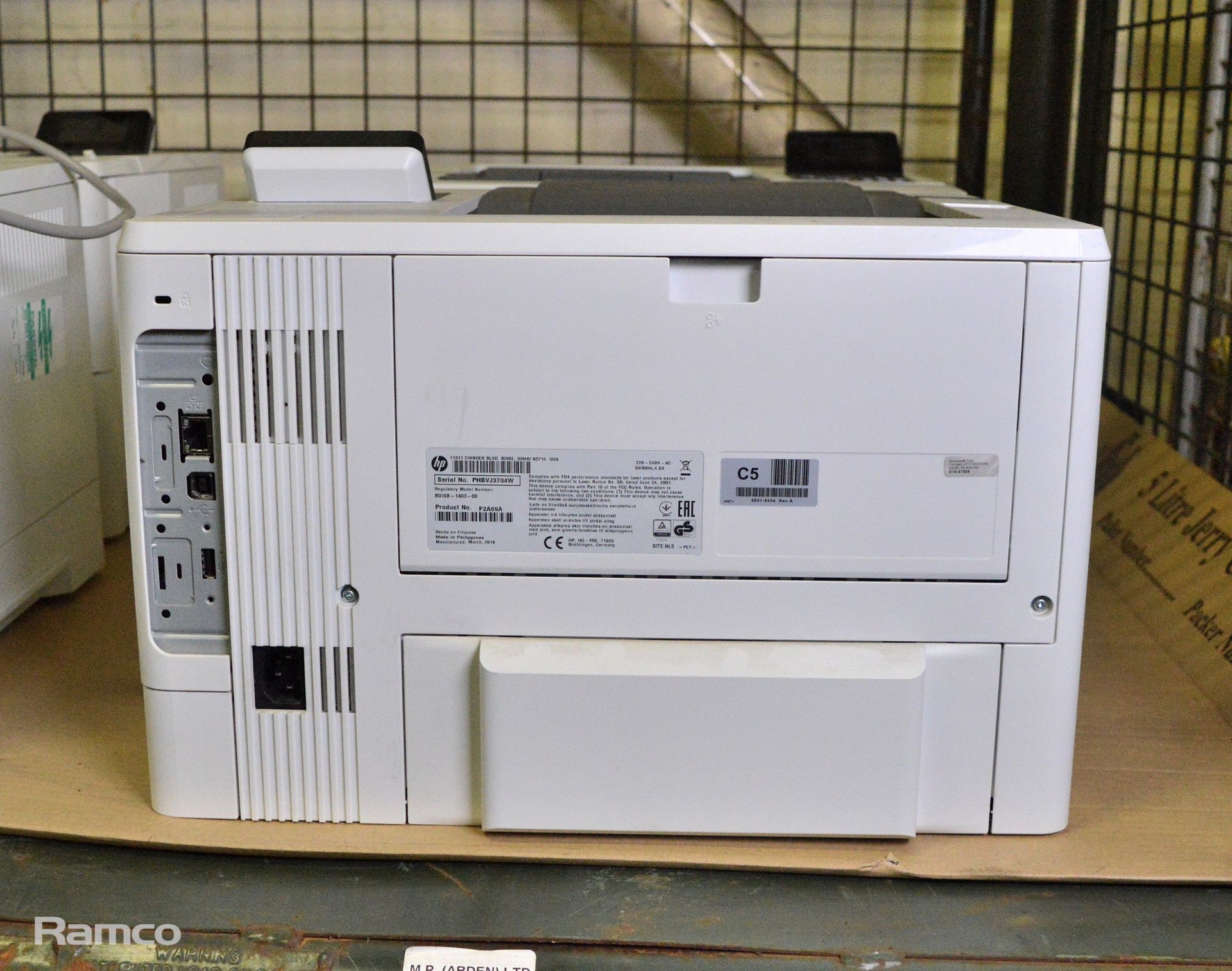 4x HP Laserjet Enterprise M506 Printers - Image 3 of 4