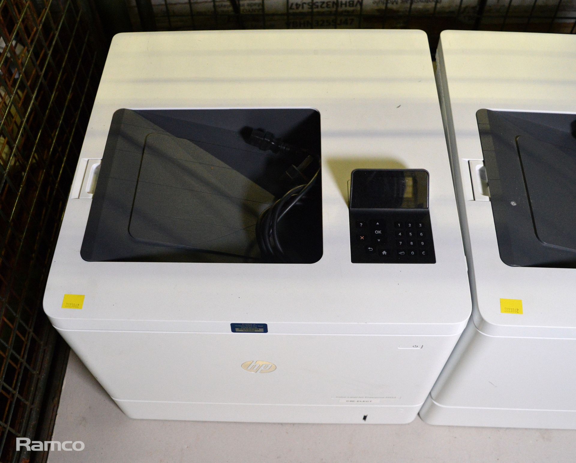 2x HP Laserjet enterprise M553 office printers - Image 3 of 5