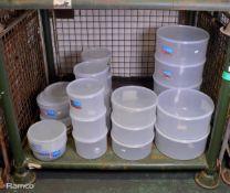 Stewart Sealfresh Clear Round Containers