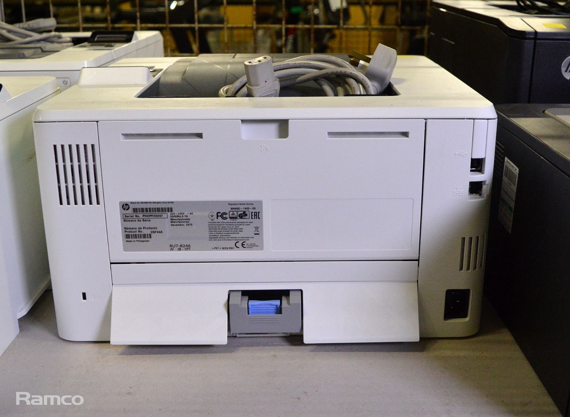 Brother HL-2240 printer, Brother LaserJet Pro printer M401dne, 3x HP laserjet pro M402dn p - Image 3 of 9