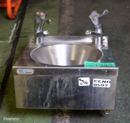 Mechline Basix Small Stainless Sink H&C - L 270mm x W 300mm x H 300mm