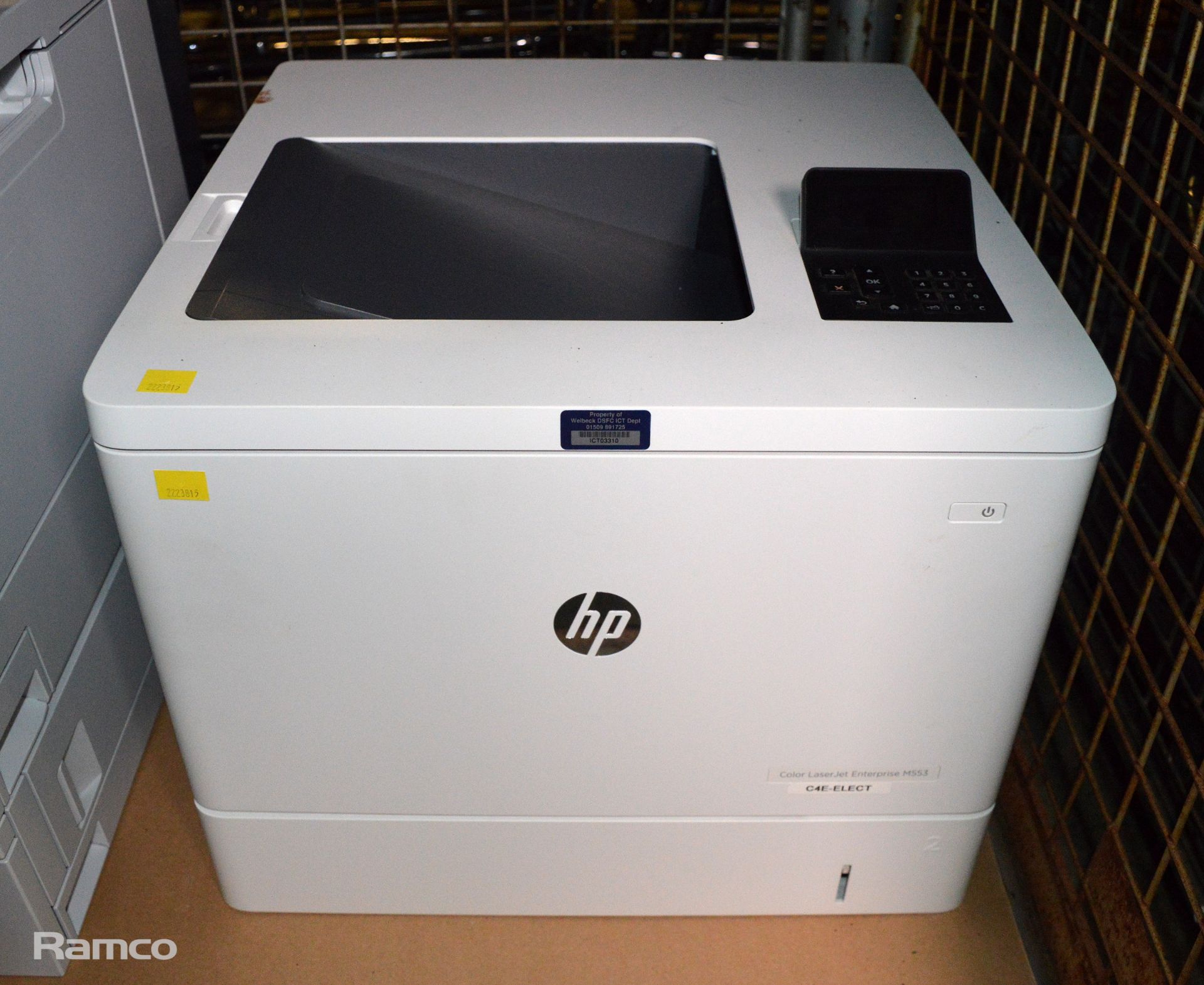 HP M553 Laserjet Enterprise Colour Printer, HP M750 ePrint Laserjet Enterprise Colour Prin - Image 5 of 8