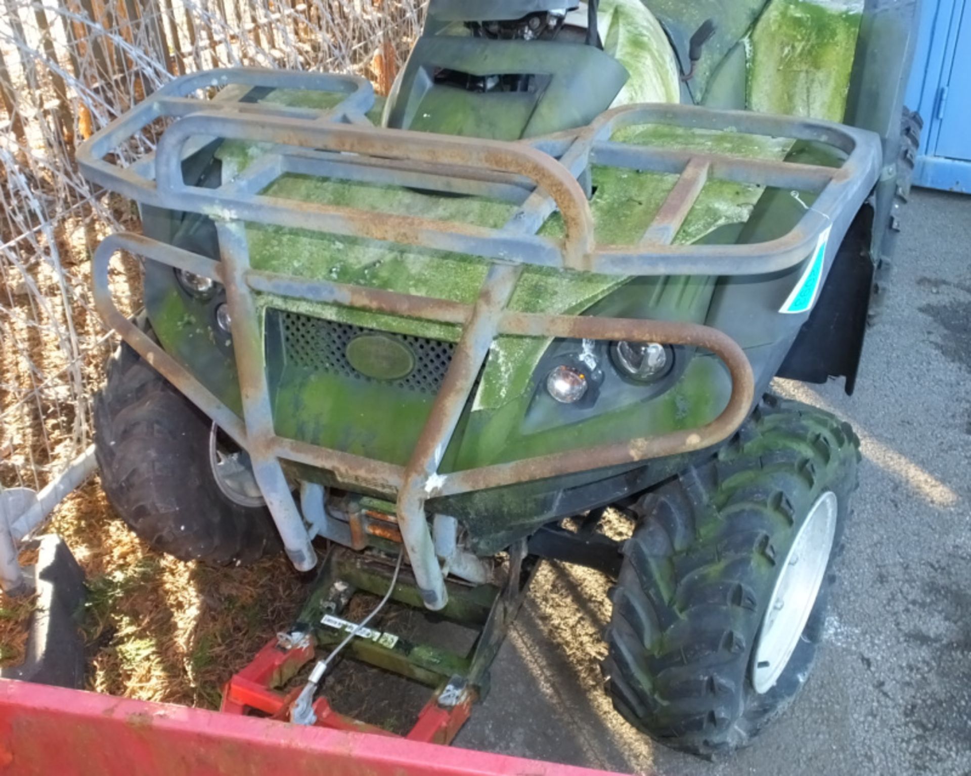 AW Quad Bike Diesel 4CE 840 CCO With Snow Plough Attachment - Image 4 of 13