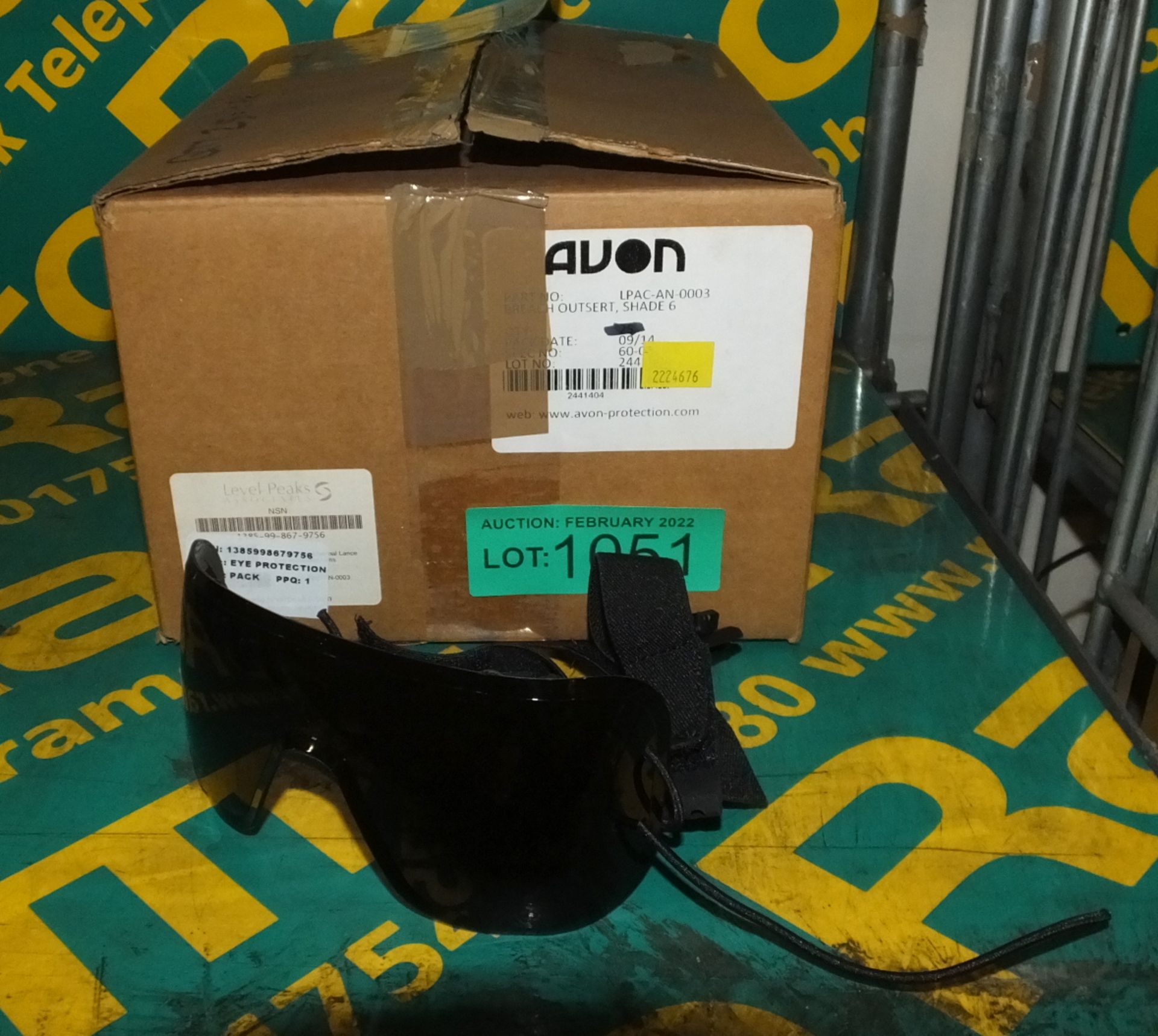 Avon Safety Goggles Shade - 6 Black - 25 Per Box