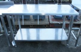 Stainless Steel Catering Preparation Table L 1400mm x D 700mm x H 860mm