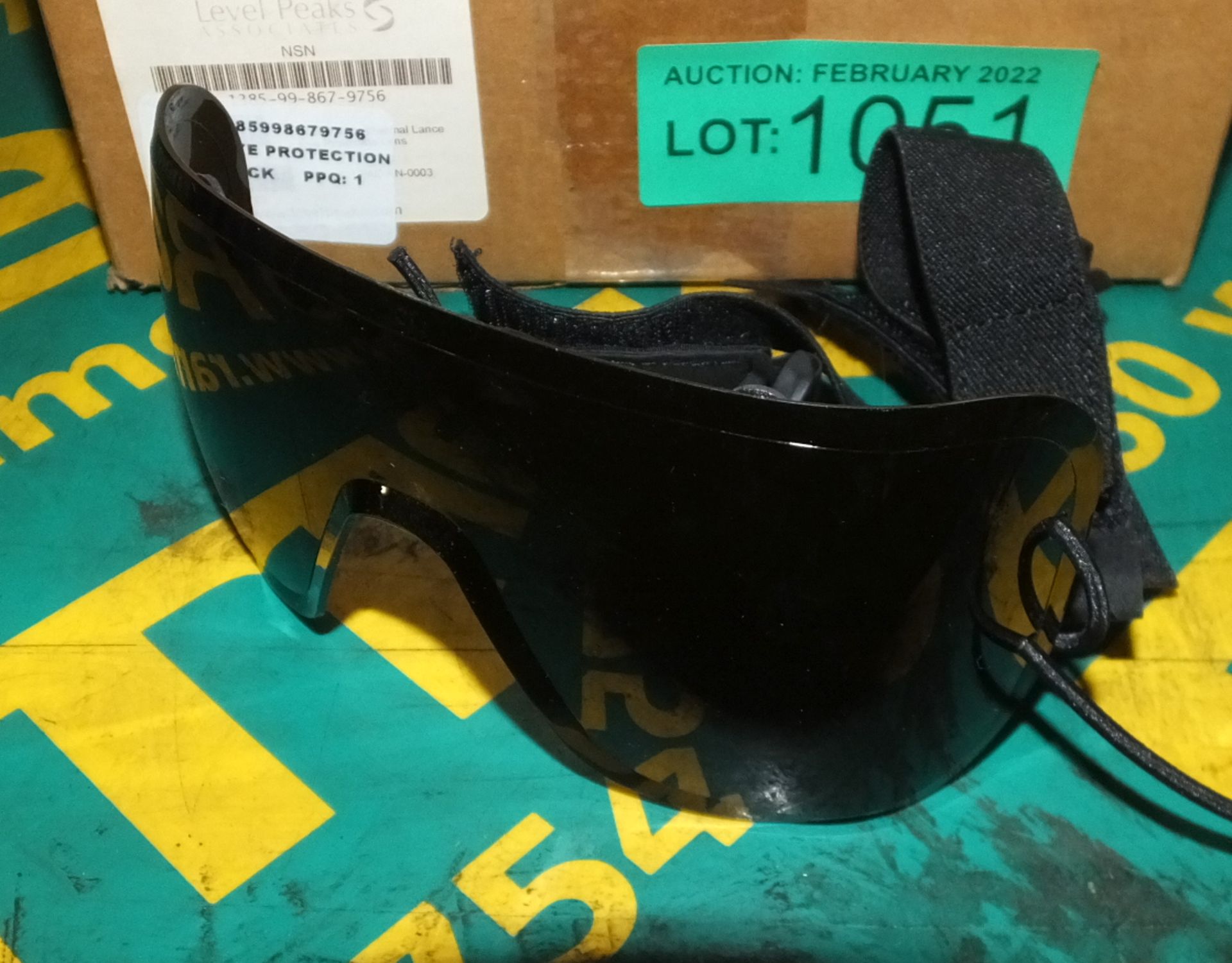 Avon Safety Goggles Shade - 6 Black - 25 Per Box - Image 2 of 2