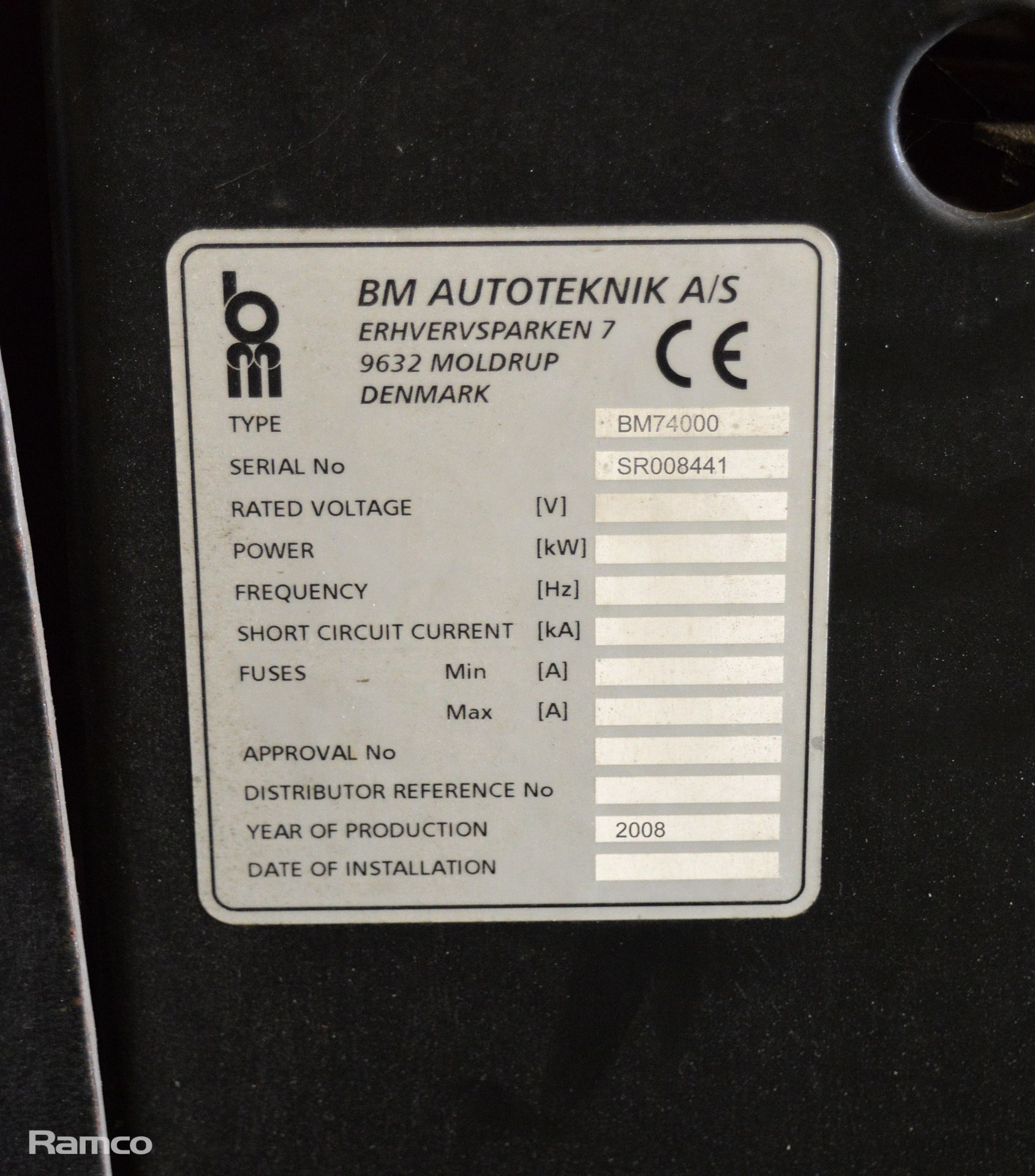 BM BM74000 Lorry Load Test Simulator - L 4440mm x W 960mm x H 2400mm with Anchor pin - Image 8 of 12