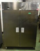 Snowflake R290 Double Stainless Fridge - L 860mm x W 1380mm x H 2000mm