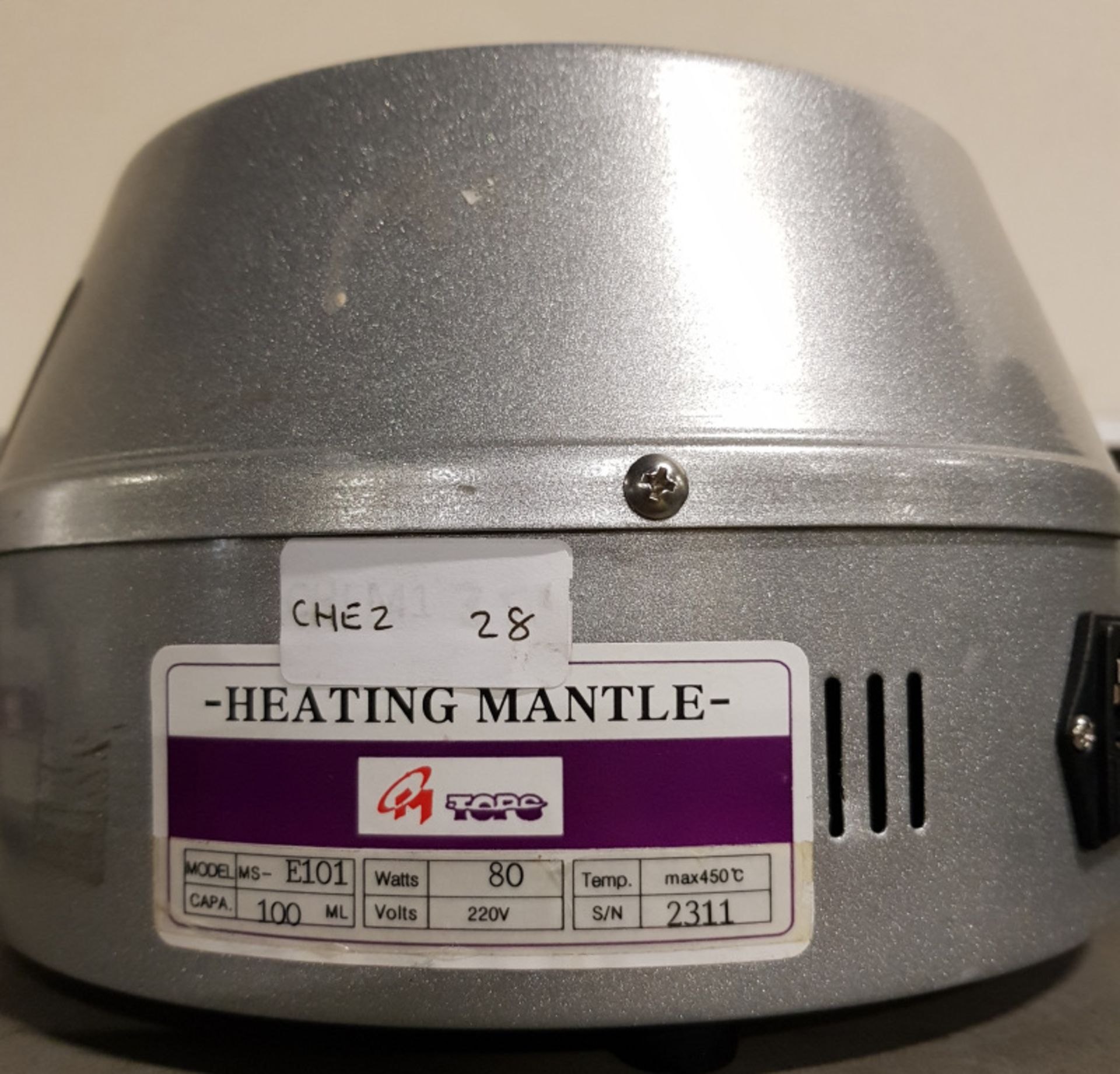Medline Scientific MSE101 Heating Mantle 230V - Image 2 of 2