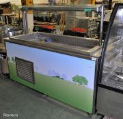 Fridge Salad Bar Unit - L 1750mm x W 750mm x H 1500mm - AS SPARES OR REPAIRS