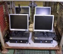 Dell 380 Optiplex Computer, Keyboard, HP Monitor