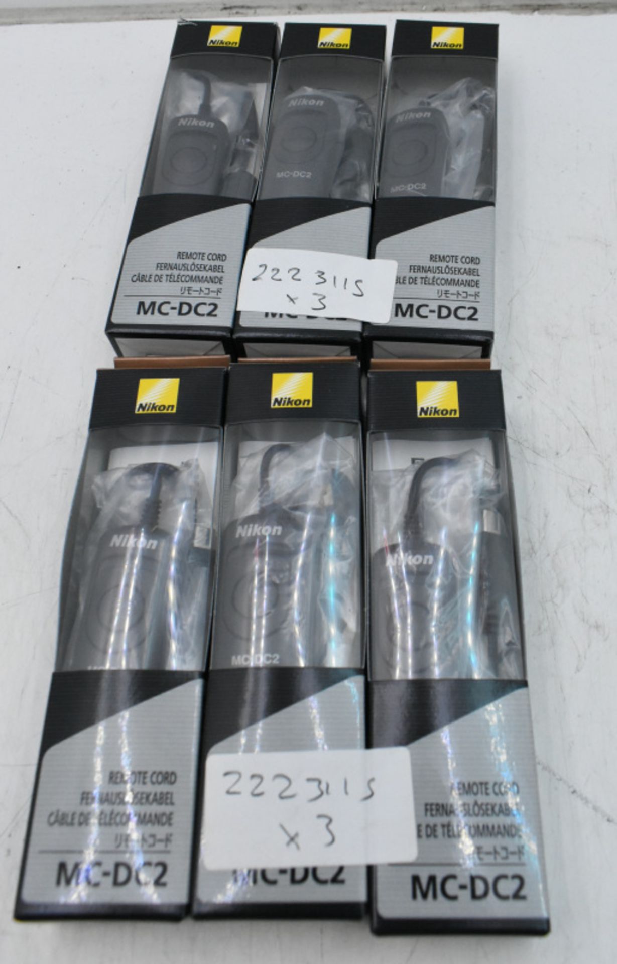 6x Nikon MC-DC2 Camera Remote Cord