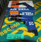 Draper Air Tools Pneumatic Reversible Air Drill