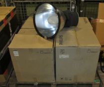 4x Philips Cabana 2 BY150P Industrial Light Unit SON250/400W IC