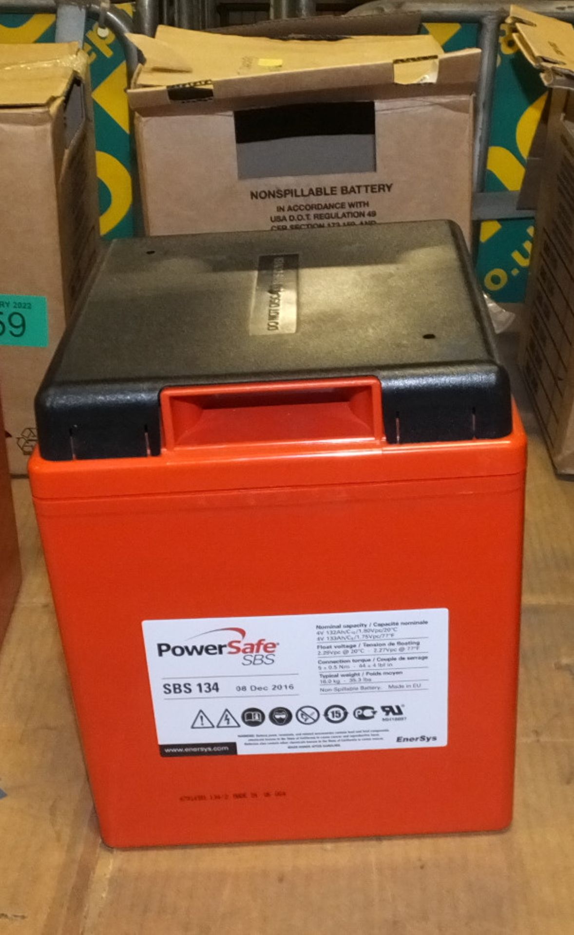 Power Safe SBS 134 Sealed Lead Acid Battery