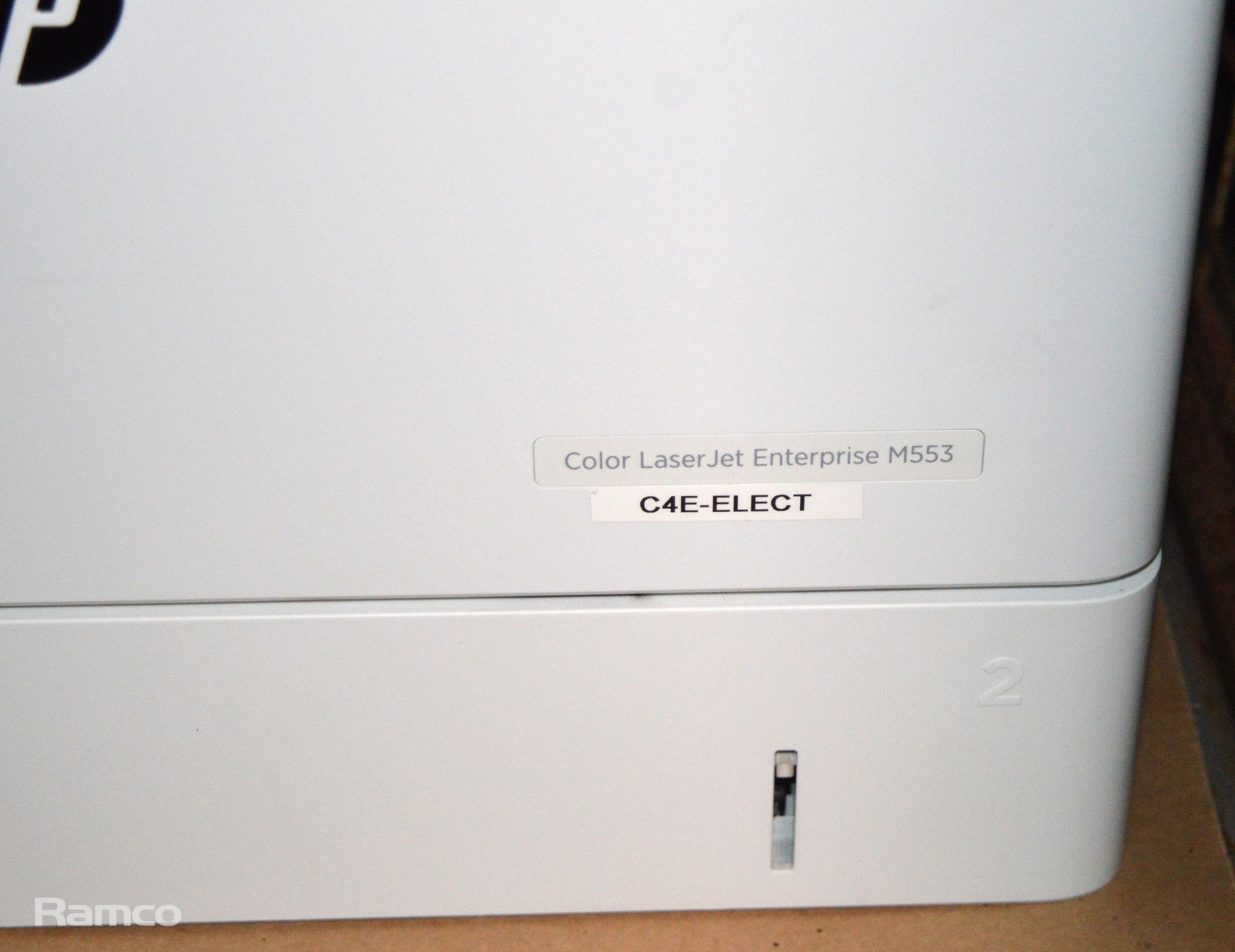 HP M553 Laserjet Enterprise Colour Printer, HP M750 ePrint Laserjet Enterprise Colour Prin - Image 7 of 8