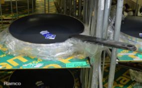 2x Teflon Stainless Steel Frying Pans