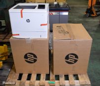 2x HP M553n Enterprise Colour Printers