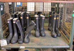 Safety Wellington Boots Size 10, 5x Safety Wellington Boots Size 9, Safety Wellington Boot