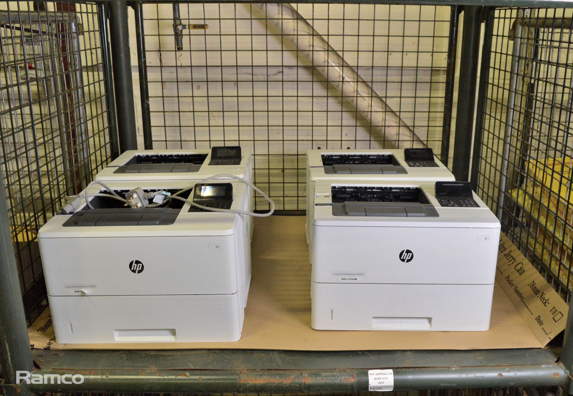 4x HP Laserjet Enterprise M506 Printers