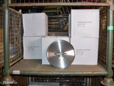 Transworld Stainless Steel Lid 34 Lids - 6 per box - 8 boxes