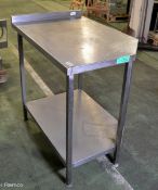 Stainless Steel Table - L 1000mm x W 650mm x H 950mm