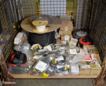 Reel Of Cable, Electric Extension Lead, ABB Circuit Breaker, Tags, Adaptor, Lewden PM16 Sp