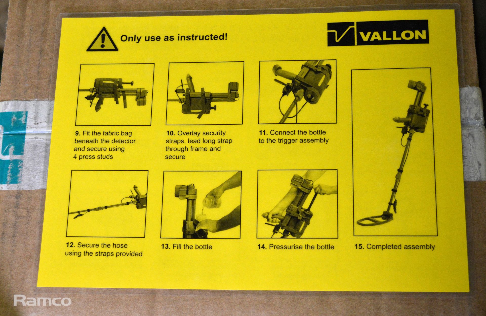 12x Vallon marking kits for use with metal detectors - NSN 9905-12-385-3812 - Image 4 of 5