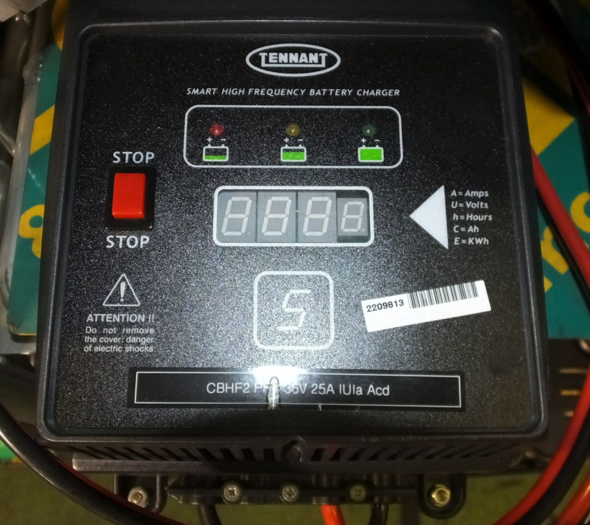 Tennant CBHF2 PFC 36V 25A IULA ACD Battery Charger - Image 2 of 4