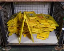 Yellow Wet Floor Signs - approx 40