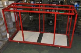 Mobile Metal Table Stacking Trolley L 1520mm x W 530mm x H 940mm