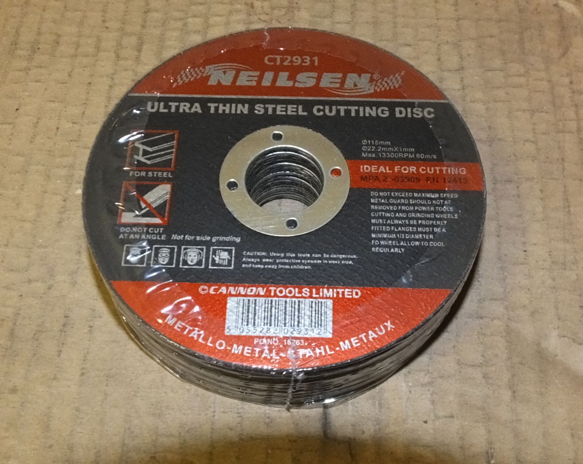 5x Neilsen Ultra Thin Cutting Discs - Image 2 of 2