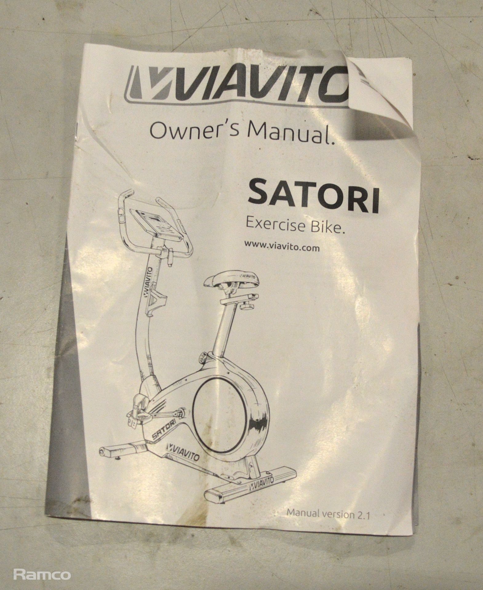 Viavito Satori Upright Exercise Bike - Image 6 of 6