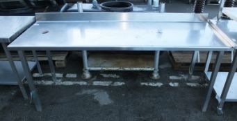 Stainless Steel Catering Preparation Table L 1200mm x D 700mm x H 950mm