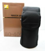 Nikon AF-S Nikkor 80-400mm f/4.5-5.6G ED VR Nikkor Lens