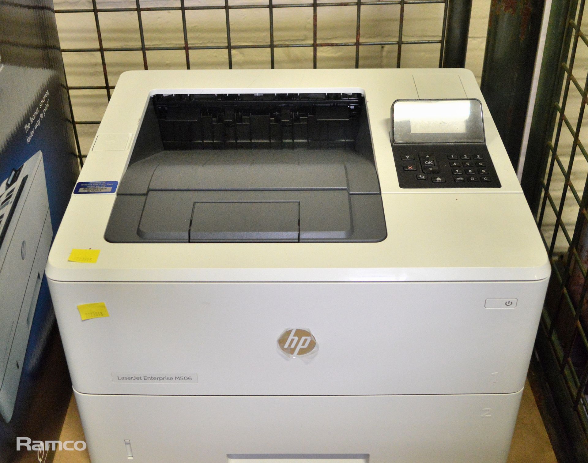 2x HP M402dn Laserjet Pro Colour Printer, 2x HP M506 Laserjet Enterprise Colour Printer, H - Image 2 of 12