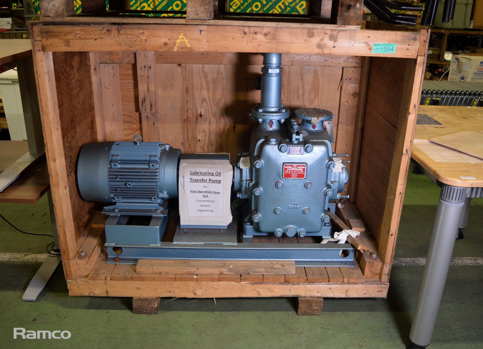 Megator L300 Transfer Pump - serial 36831