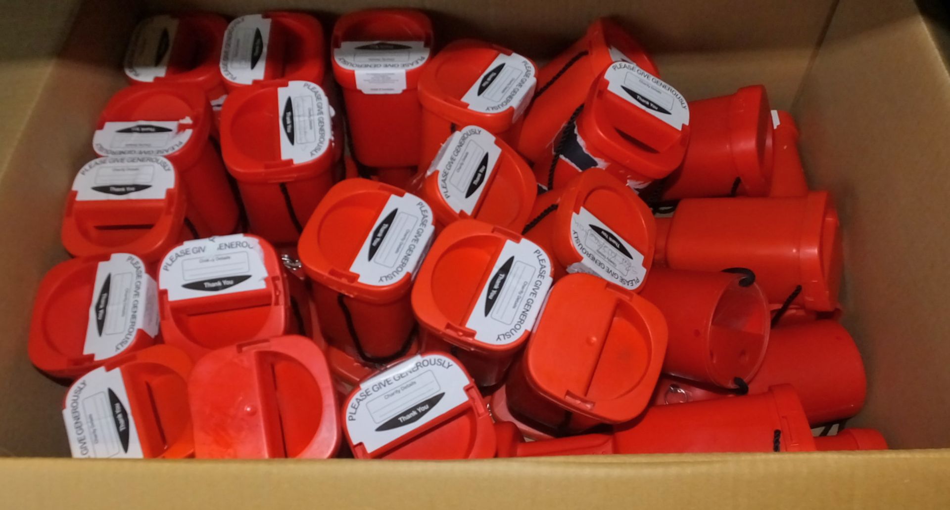 26x Various Charity Collection Tubs Plastic - Image 2 of 3