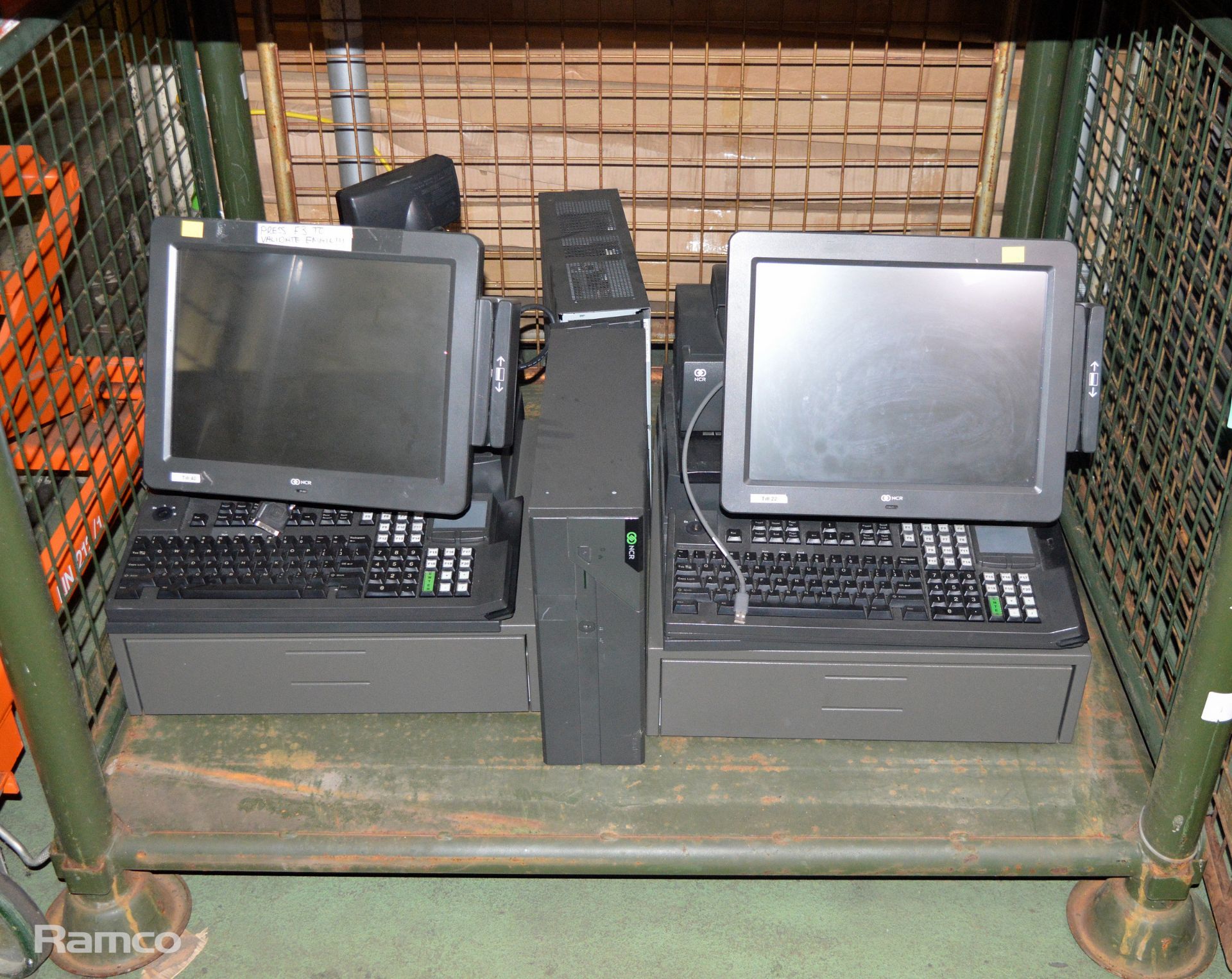 2x NCR Shop Register Electronic Till systems With Barcode Function
