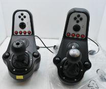 2x Logitech VBS2 Gaming Gear Levers