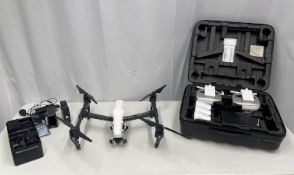 DJI Inspire 1 Pro Drone with DJI zenmuse X5 camera, 4 batteries, battery charger & hard case
