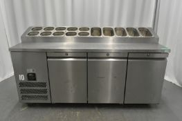 Williams 3 door Refrigerator with Refrigerated Preparation Counter