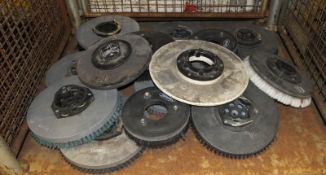 25 x Various Brush & Buffer Heads to Fit Tennant - Taski & Other