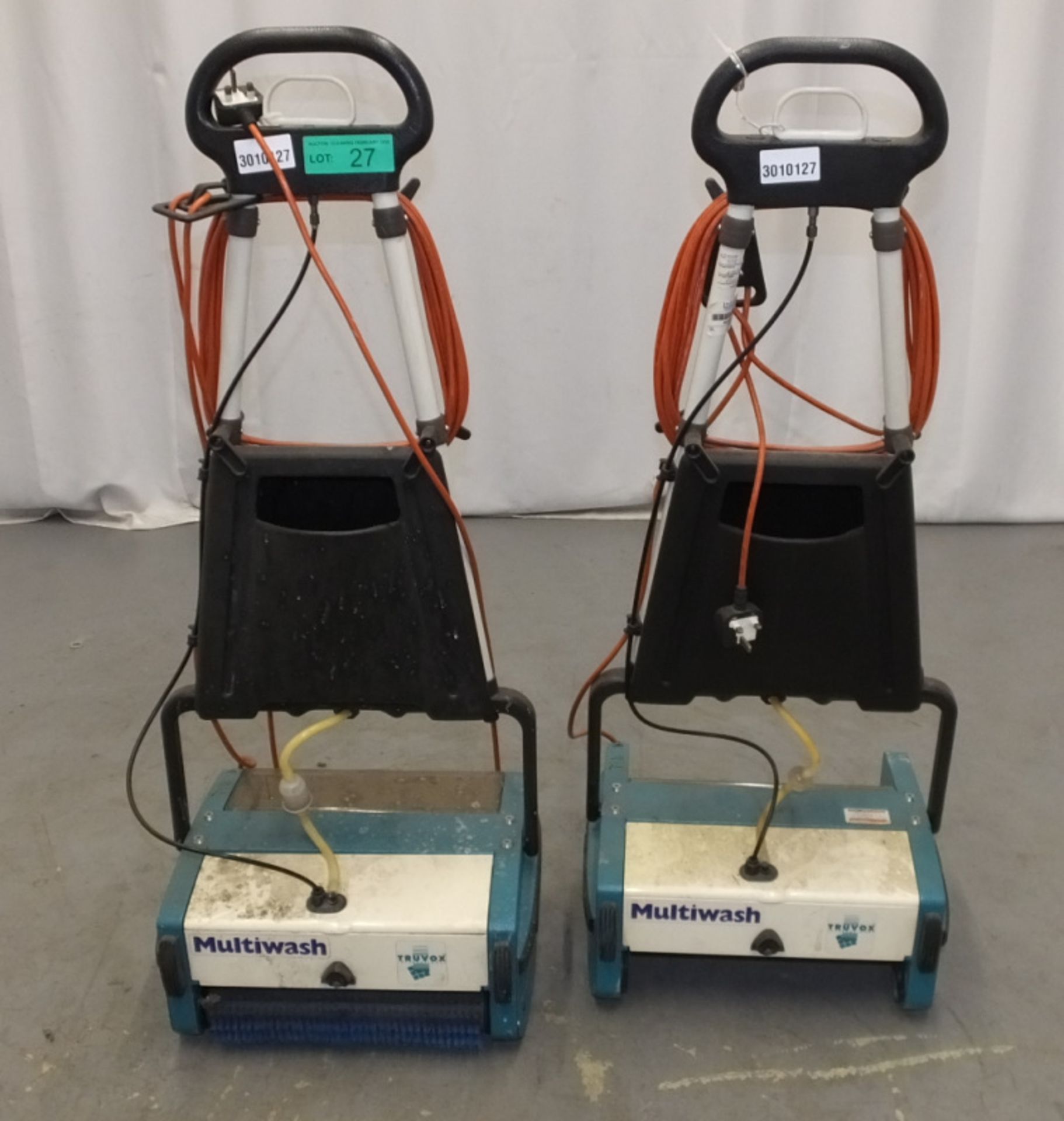 2 x Truvox MW340/PUMP Multiwash Scrubber Dryers - See Pictures for Missing Parts