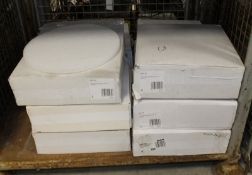 12x Boxes of White Brush Pads - See Pictures for Details
