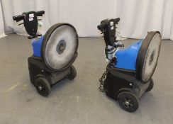 2 x Truvox Cordless Burnisher 17" 1500RPM - Both with Keys - both power up - functionality