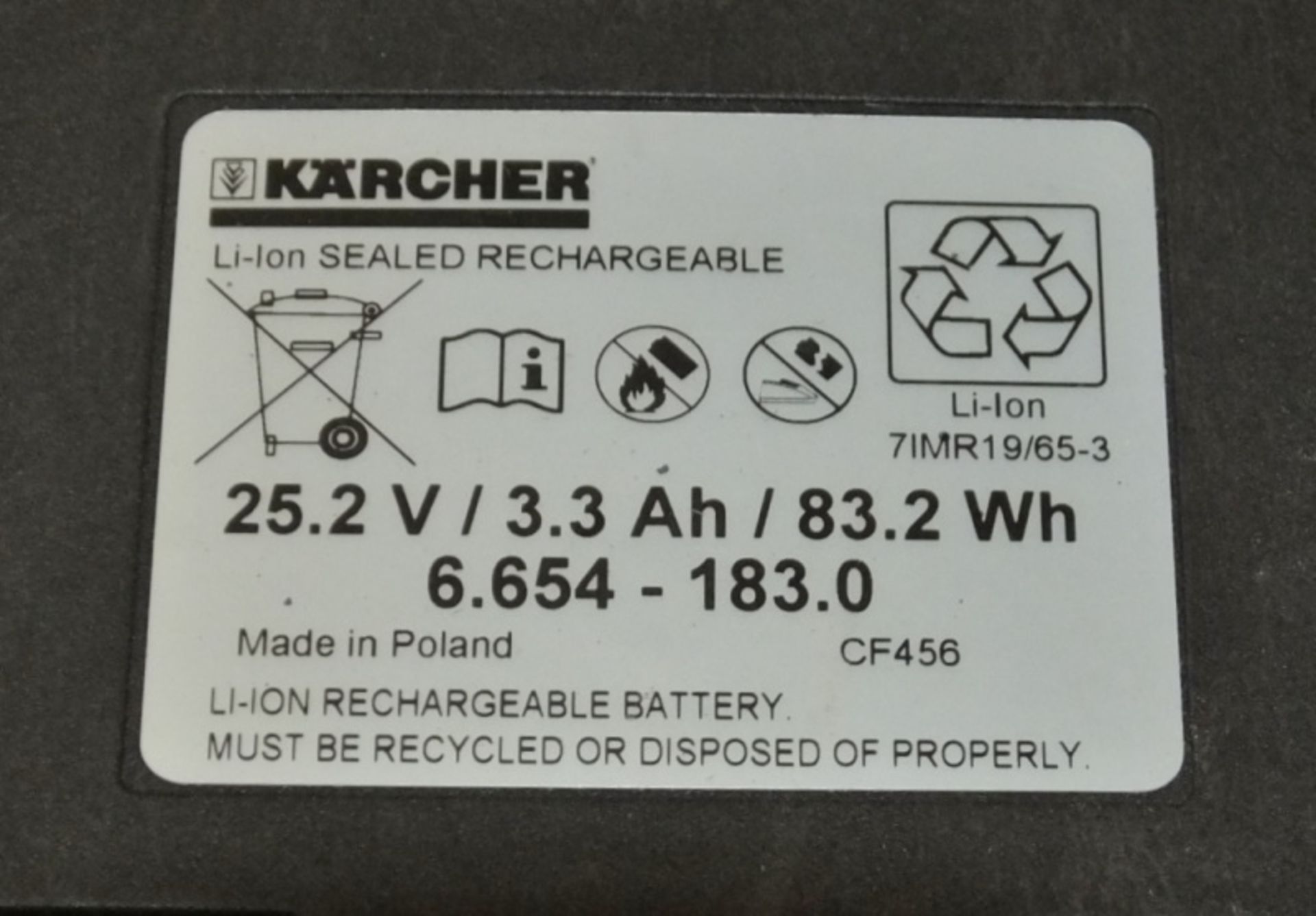 51 x Karcher Li ion 25.2V Batteries - Image 4 of 4