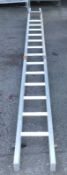 A.S Fire & Rescue Ladder - fold up - 1 section 6 tread - 1 section 7 tread
