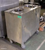 Mobile 2THN-MS 240 Heated Plate Trolley