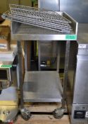 Stainless Steel Mobile Table L 545mm x W 750mm x H 100mm